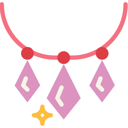 Necklace Smalllikeart Flat icon