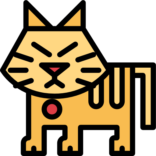 gatto Smalllikeart Lineal Color icona
