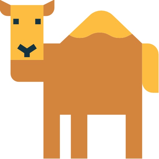 Camel Smalllikeart Flat icon