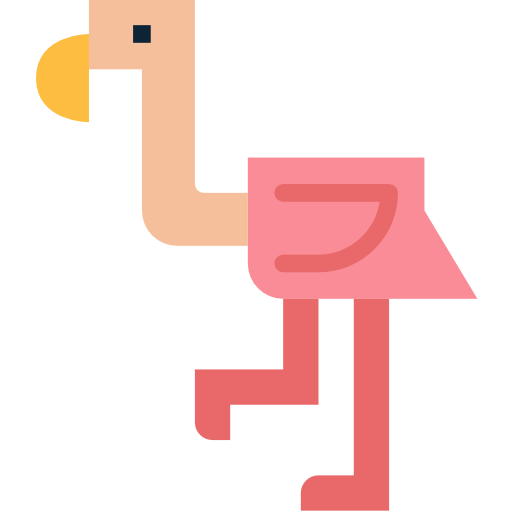 Фламинго Smalllikeart Flat иконка