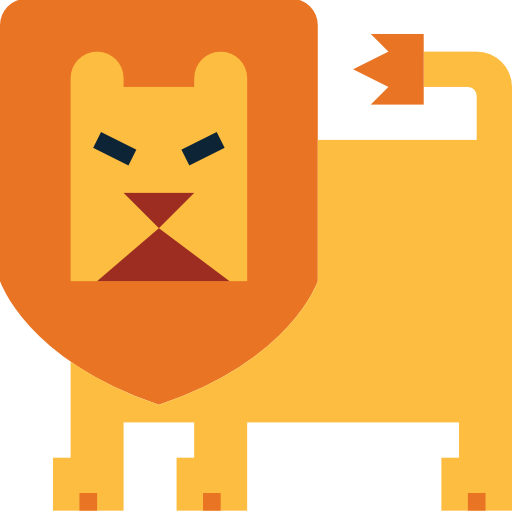 león Smalllikeart Flat icono