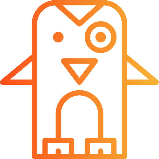 pingüino Smalllikeart Gradient icono