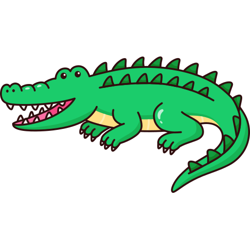 crocodilo Generic color lineal-color Ícone