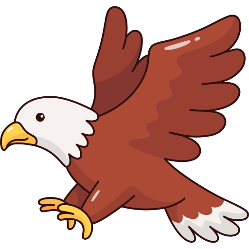 Águila Generic color lineal-color icono