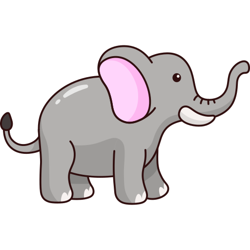 elefant Generic color lineal-color icon