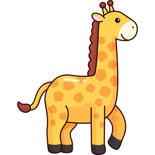 Жирафа Generic color lineal-color иконка