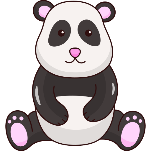 panda Generic color lineal-color ikona