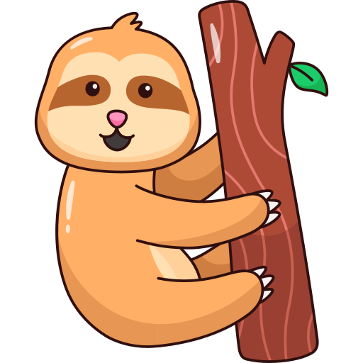 Sloth Generic color lineal-color icon