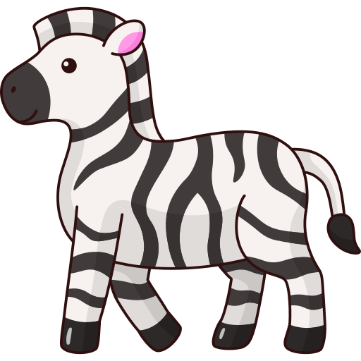 Zebra Generic color lineal-color icon