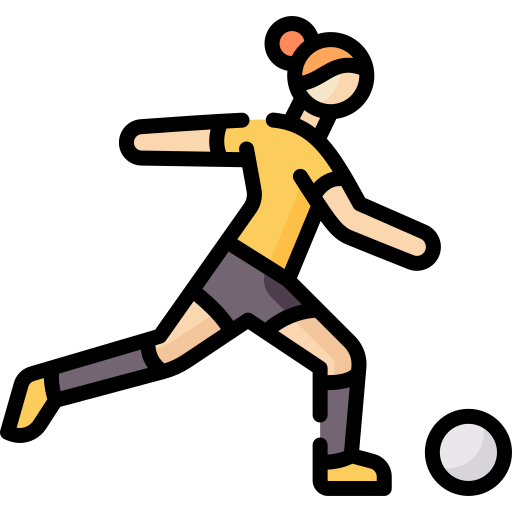 Soccer dribbling Special Lineal color icon