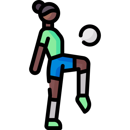 Soccer dribbling Special Lineal color icon