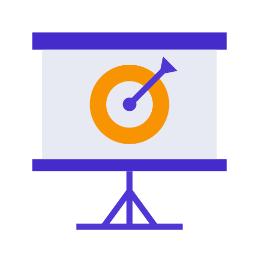 scheda di presentazione Generic color fill icona
