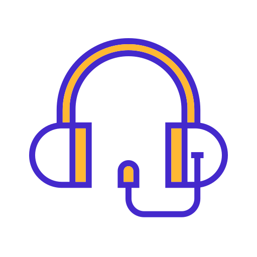 micrófono para auriculares Generic color lineal-color icono
