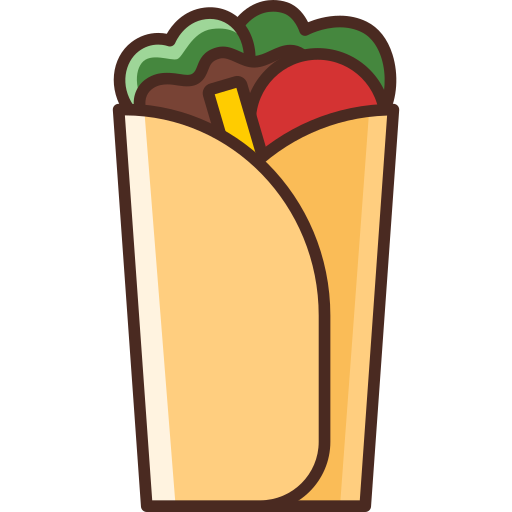 burrito Generic color lineal-color ikona