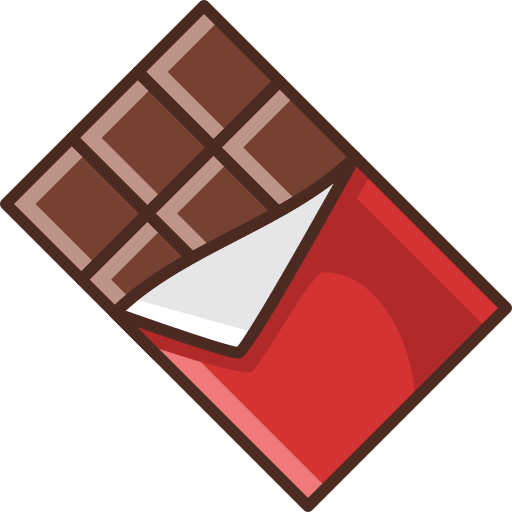 barra de chocolate Generic color lineal-color Ícone