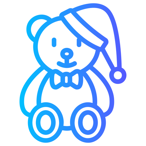 oso de peluche Generic gradient outline icono