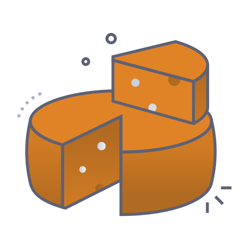 Cheese Generic gradient lineal-color icon