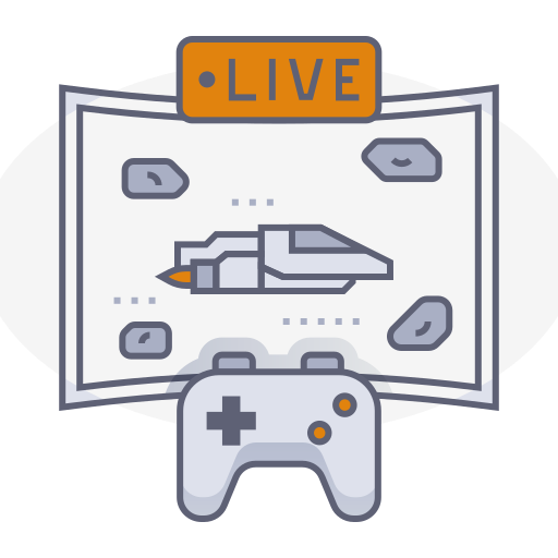 Live streaming Generic gradient lineal-color icon