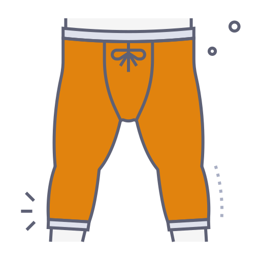 pantaloni Generic gradient lineal-color icona