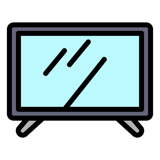 Smart tv Generic color lineal-color icon