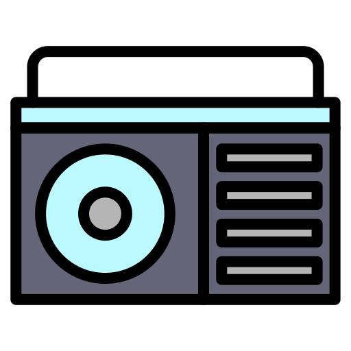 boombox Generic color lineal-color icon