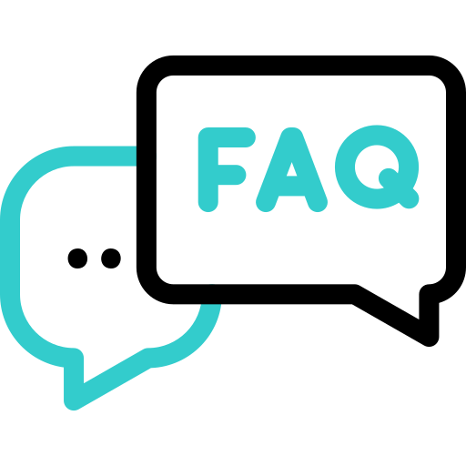 pregunta y respuesta Basic Accent Outline icono
