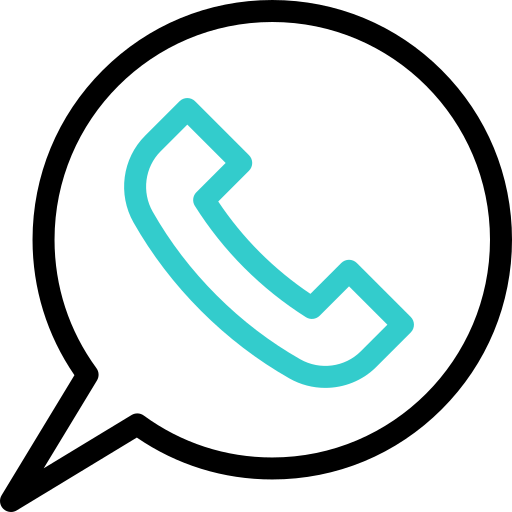 telefoongesprek Basic Accent Outline icoon