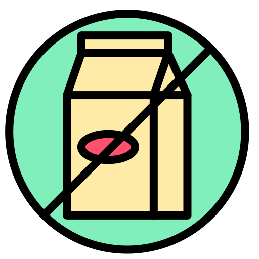 牛乳なし Generic color lineal-color icon