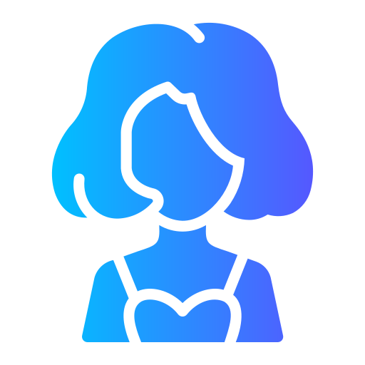 Actress Generic gradient fill icon