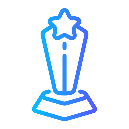 Award Generic gradient outline icon