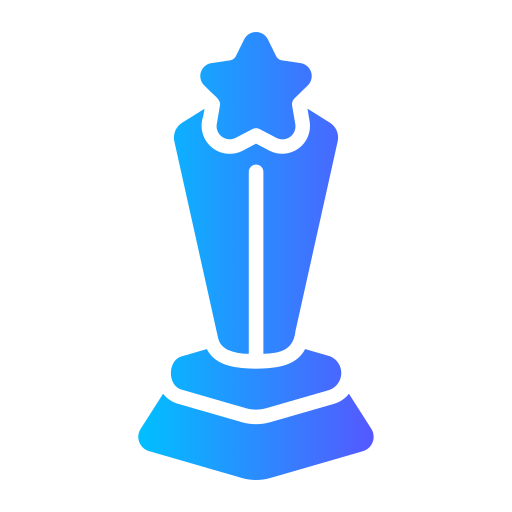 Award Generic gradient fill icon