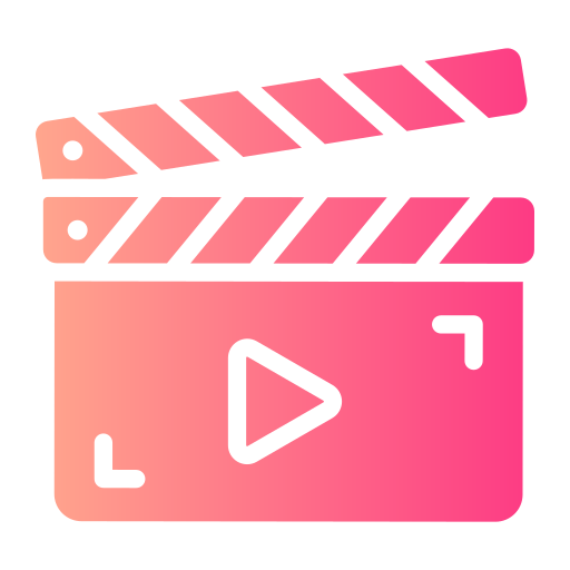 Clapperboard Generic gradient fill icon