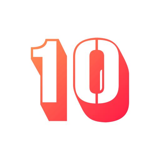 numéro 10 Generic gradient fill Icône