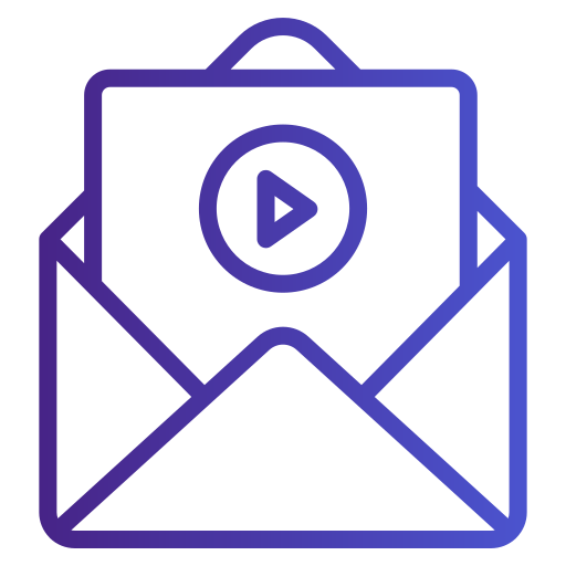 Email advertising Generic gradient outline icon