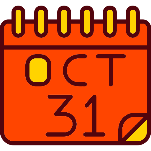 31. oktober Generic color lineal-color icon