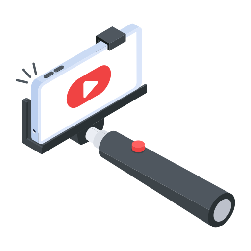 Video advertsing Generic color fill icon