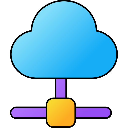 serveur cloud Generic gradient lineal-color Icône