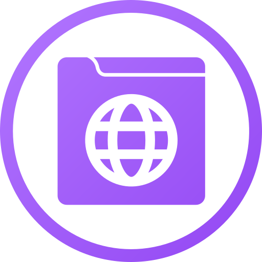 internet Generic gradient fill icon