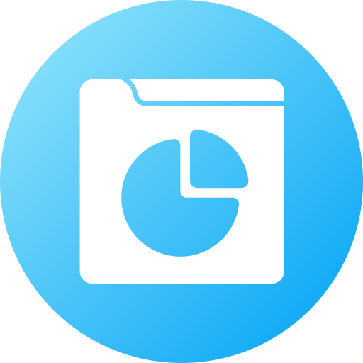 Pie chart Generic gradient fill icon