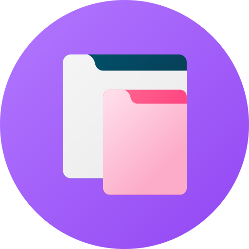 Web page Generic gradient fill icon