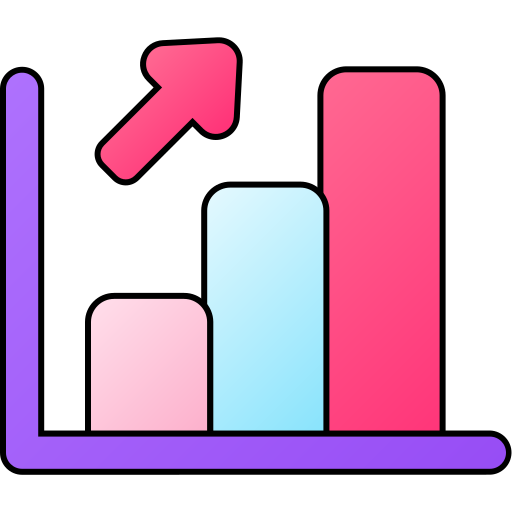 crescita Generic gradient lineal-color icona