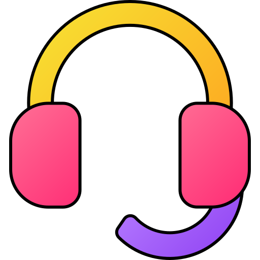 Headphone Generic gradient lineal-color icon