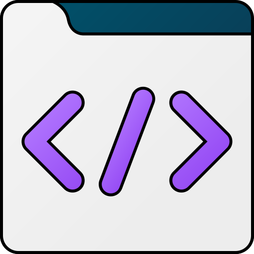 Coding Generic gradient lineal-color icon