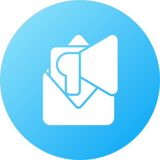 Email marketing Generic gradient fill icon