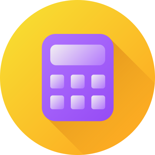 Calculator Generic gradient fill icon