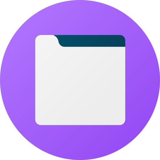 Web page Generic gradient fill icon