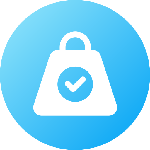 Shopping bag Generic gradient fill icon