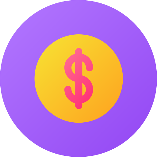 dollar Generic gradient fill icon