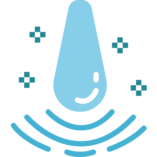 kropla wody Smalllikeart Flat ikona