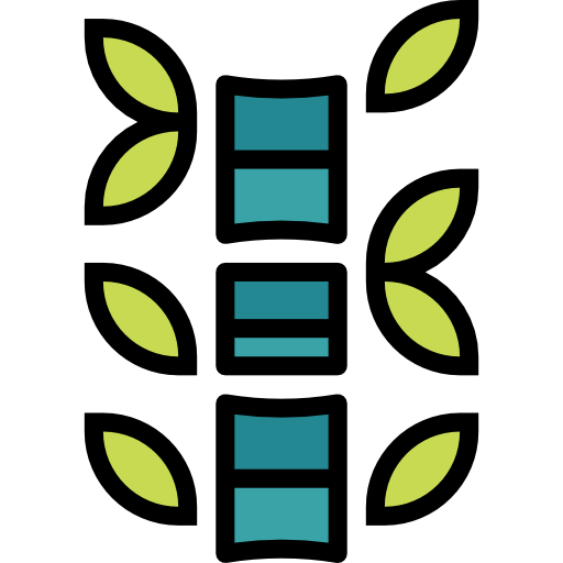 bambú Smalllikeart Lineal Color icono